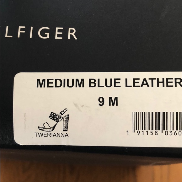 Tommy Hilfiger blue high heels - Picture 5 of 5